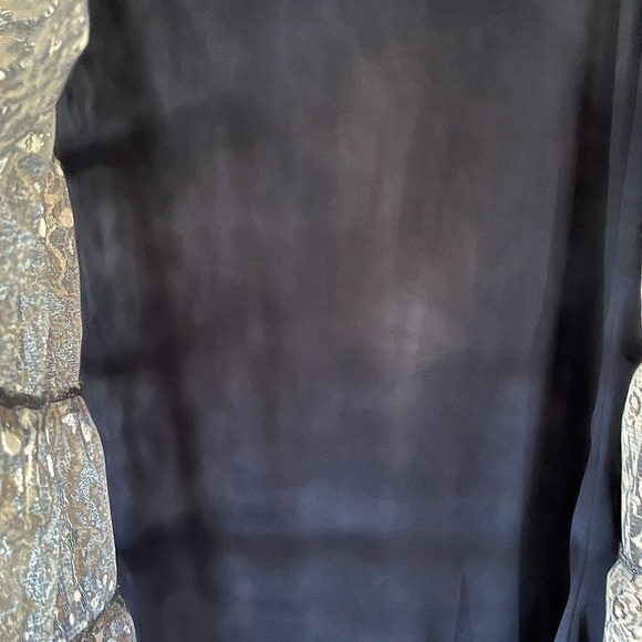 Y2K Navy Polka Dot Maxi Skirt – Grunge Boho Festival Style - Picture 6 of 7